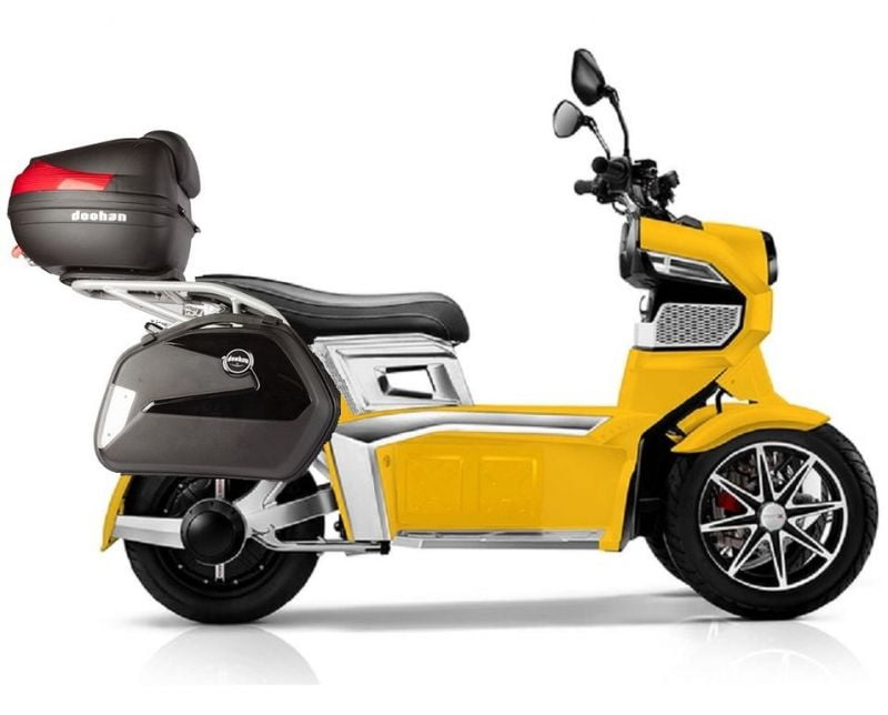 Электроскутер Doohan iTank EV3 Pro 1500w Yellow